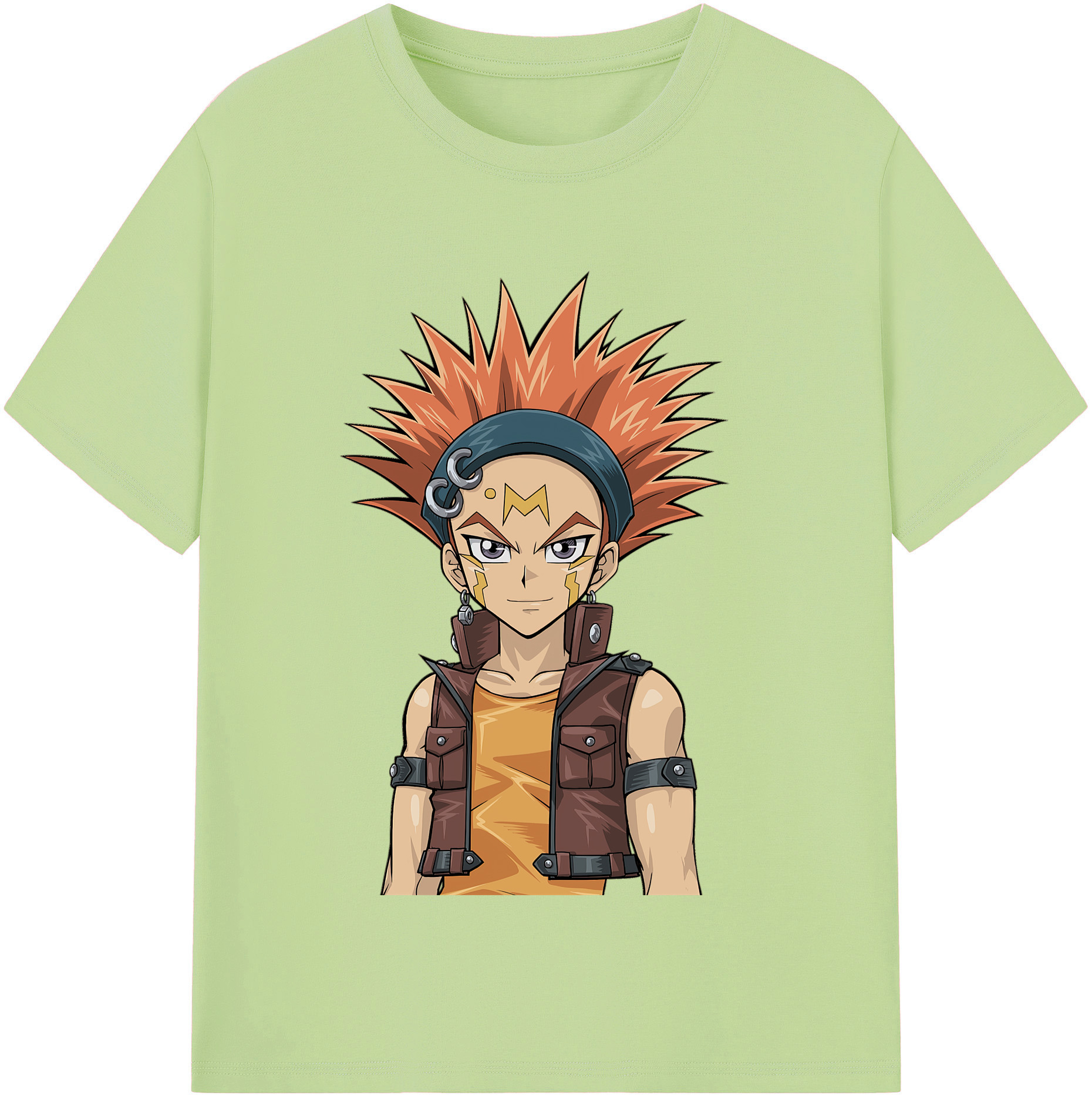 （画像用） 遊☆戯☆王 Yu-Gi-Oh! 綿100％半袖Tシャツ（フロントプリント）
